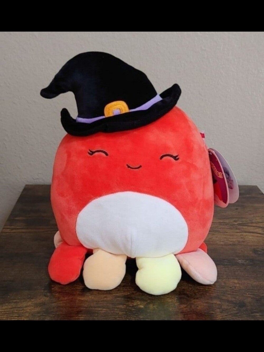 Rare Squishmallow 8” Detra the Witch Octopus, (2021 Halloween Squad)